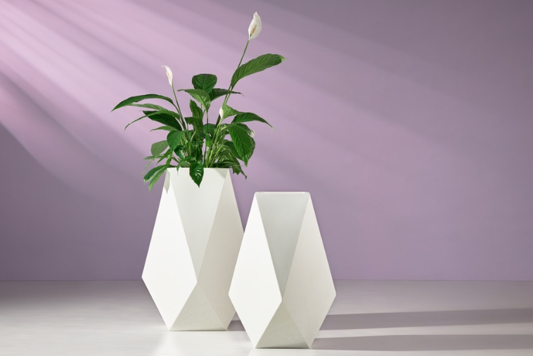 Wysoka nowoczesna donica Monumo Volcano